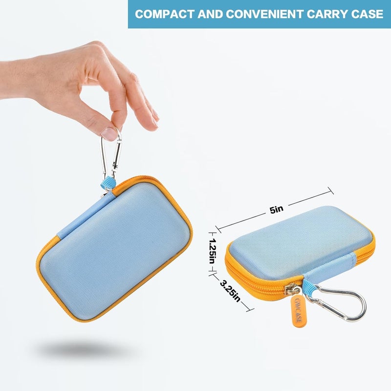 GWCASE Hard Case Compatible with SanDisk 1TB 2TB 4TB 500GB 8TB Extreme Portable SSD - Up to 1050MB/s - USB-C, USB 3.2 Gen 2 - SDSSDE61-2T00-G25M External Solid State Hard Drive Storage Hold - Blue (Box Only) - Image 5