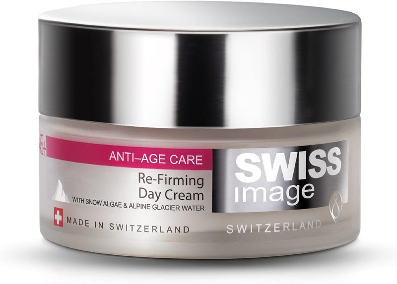 Swiss Image Anti-Age 46+ Refirming Day Cream 50 ml | Promotes Skin's Elasticity And Firmness | With Snow Algae & Alpine Glacier Water | Collagen Boosting, All Skin Types - Image 1