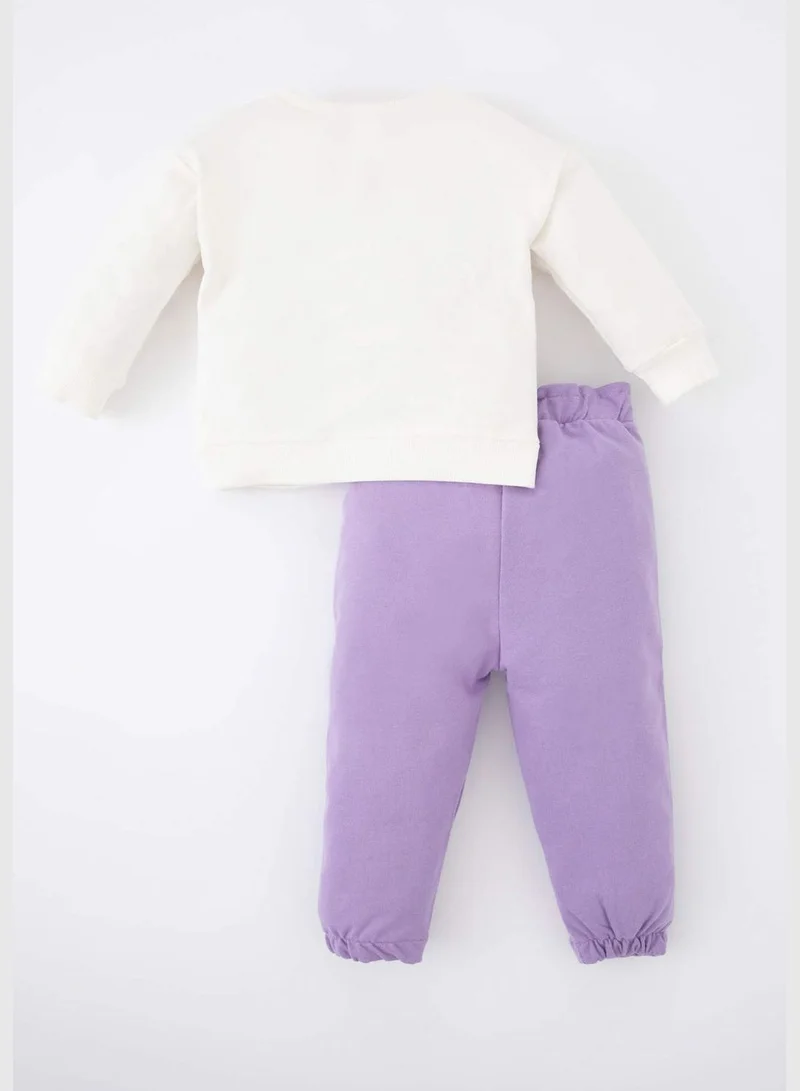 DeFacto 2 Pack BabyGirl Disney Mickey & Minnie Licenced Regular Fit Knitted Set