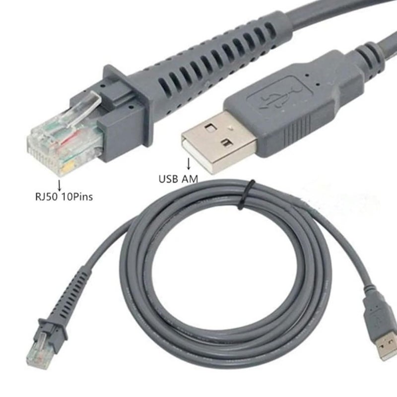 USB A Male to RJ45 Cable for CAB4120 CAB4120 QD2130,QD2110 Scanners and Multiple Scanning Models Efficient - Image 4