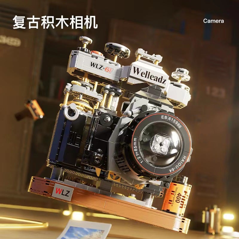 Small Particle Retro Simulation Camera Building Blocks Children'S Educational Compatible Lego Assembled Model Toys - Image 2