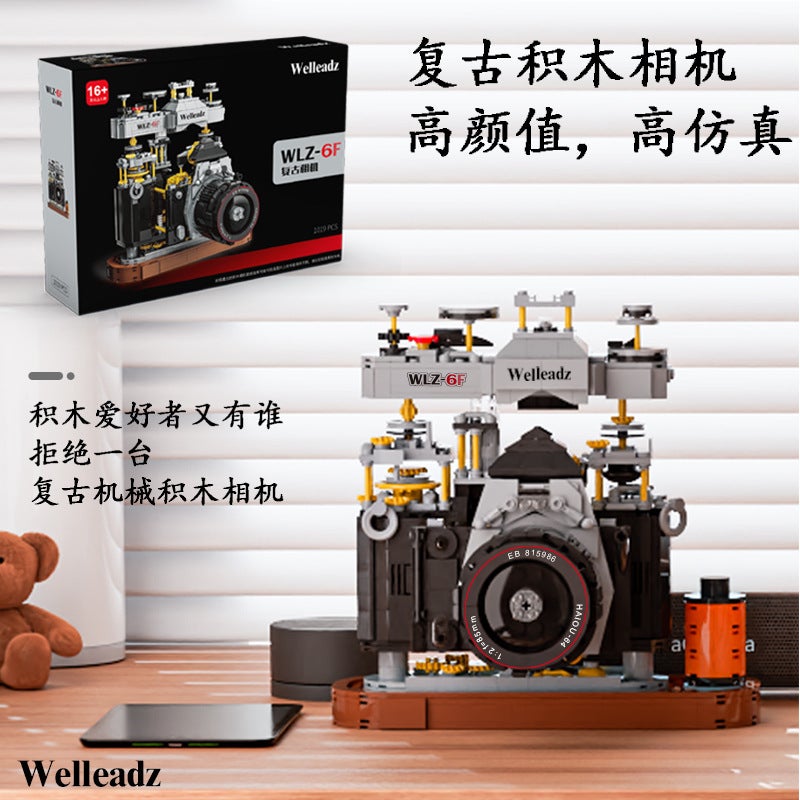 Small Particle Retro Simulation Camera Building Blocks Children'S Educational Compatible Lego Assembled Model Toys - Image 4