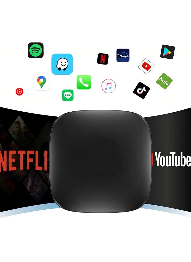 Generic Wireless CarPlay Adapter Supports YouTube, Netflix & More Wired CarPlay to Wireless Dongle, AI Box CarPlay 2 in 1 Wireless AI Box Plug & Play 2+32G  - Image 2