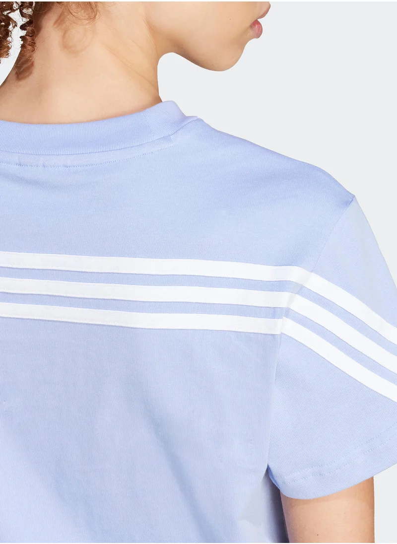 Adidas Future Icon 3 Stripe T-Shirt