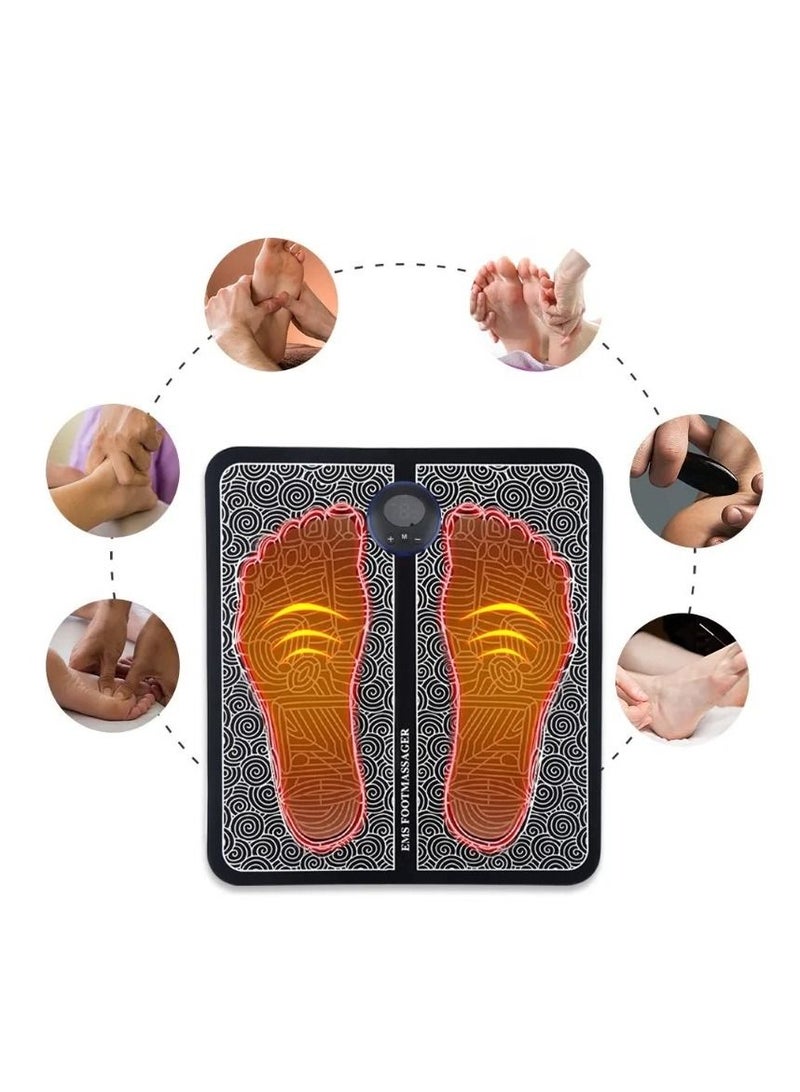 Generic 2-Piece Foot Massager Cushion Mini Device Shoulder Back Relaxation Feet Home Office Use Portable Electric Massager Cushion  - Image 4
