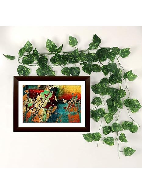 Daissy Raise DAISSY RAISE Artificial Garland Money Plant Leaf Creeper Greenery Bail Length 7 Feet Pack of 12 Strings  - Image 2