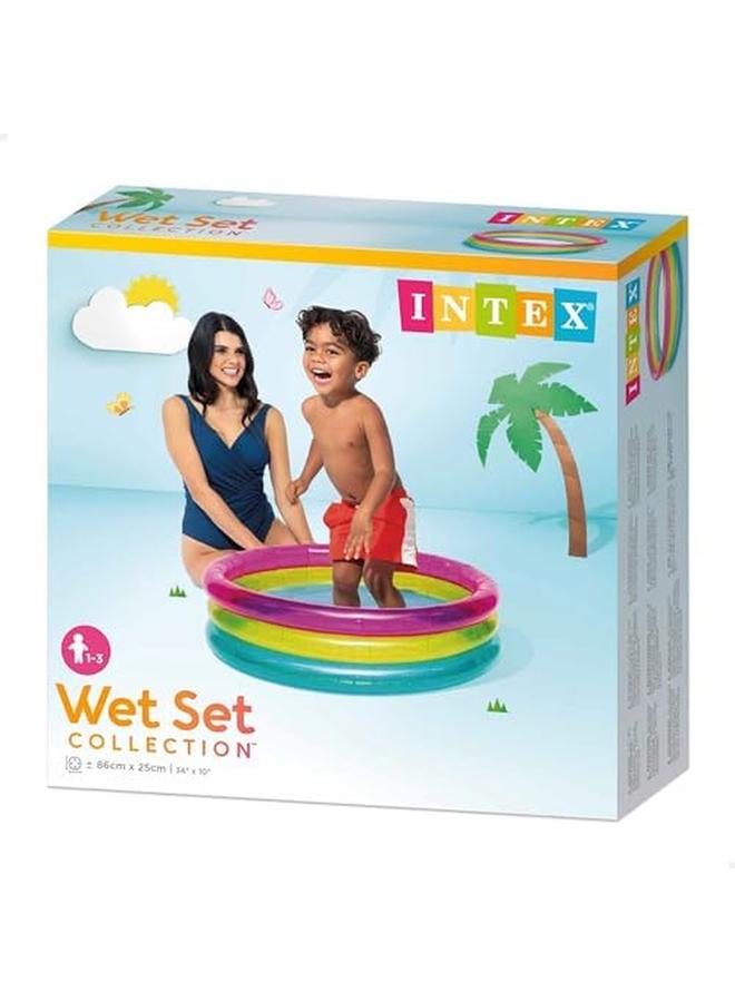 INTEX Rainbow Baby Pool Multi Color 57104 - Image 3
