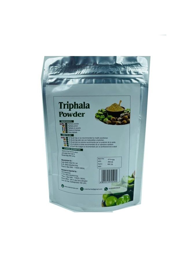 SVATV Triphala Powder 227g Formula of Amla, Haritaki & Bibhitaki – Half Pound, 8 Ounce  - Image 2