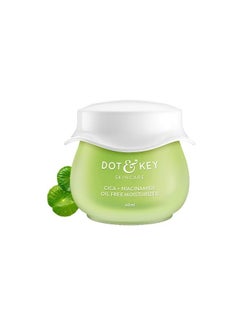 Cica + Niacinamide Oil-Free Face Moisturizer For Calm, Acne Free Hydrated Skin Fades Acne Scars & Dark Spots, Soothes Redness & Irritation | For Oily, Acne Prone & Sensitive Skin | 60Ml Jar