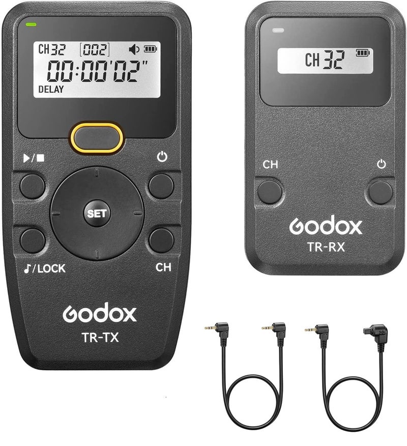 Godox TR-C1 TR-C3 Remote Shutter Release for Canon, Wireless Shutter Release Intervalometer Compatible for Canon R7 R6II R5 R RP 1Ds Mark III 5D Mark III 7D 6D 5D 90D 80D 70D 1200D G10 EOS M6 M6II M5 - Image 1