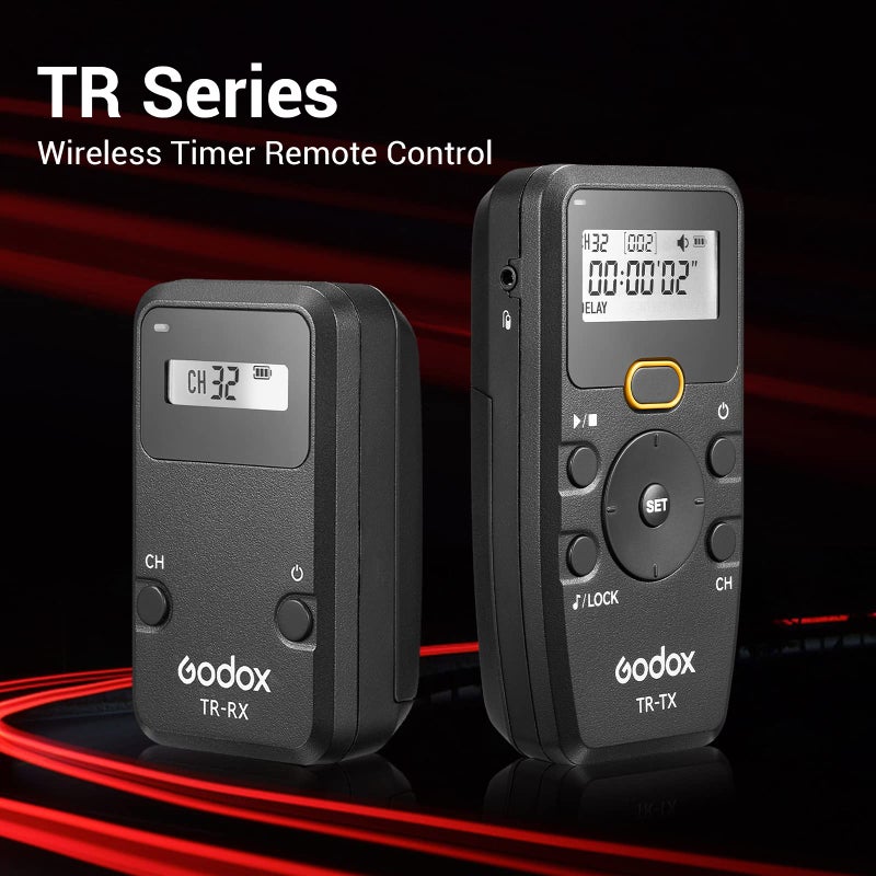 Godox TR-C1 TR-C3 Remote Shutter Release for Canon, Wireless Shutter Release Intervalometer Compatible for Canon R7 R6II R5 R RP 1Ds Mark III 5D Mark III 7D 6D 5D 90D 80D 70D 1200D G10 EOS M6 M6II M5 - Image 2