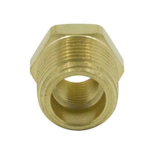 Legines محول نحاسي لربط الأنابيب - بوشينغ سداسي 3/4" NPT ذكر x 3/8" NPT أنثى 1200psi (عبوة من 2)  - Image 5