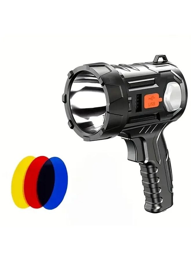 1 Pc Solar Super Bright LED Handheld Lamp Portable Hangable Emergency Flashlight - Image 1