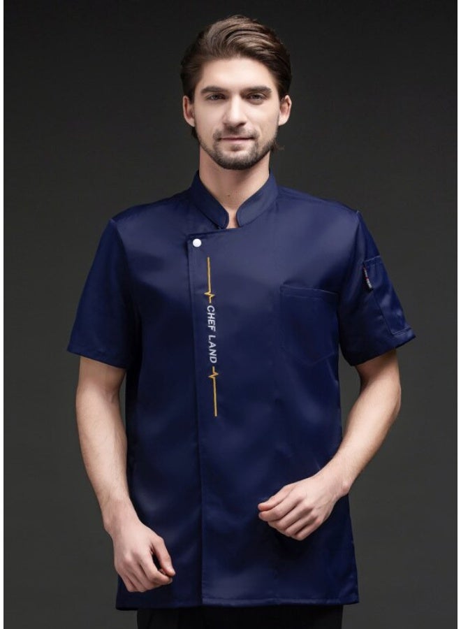 NIBEMINENT Kitchen Chef Uniform Chef Jackets Men Winter Work Clothes Works Jackets Cook Female Restaurant Clothes Workers Cook Clothes  - Image 1