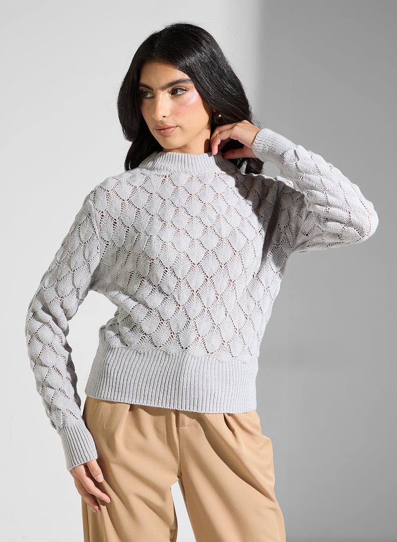 ELLA Bubble Knit Sweater  - Image 1