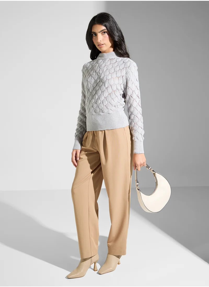 ELLA Bubble Knit Sweater