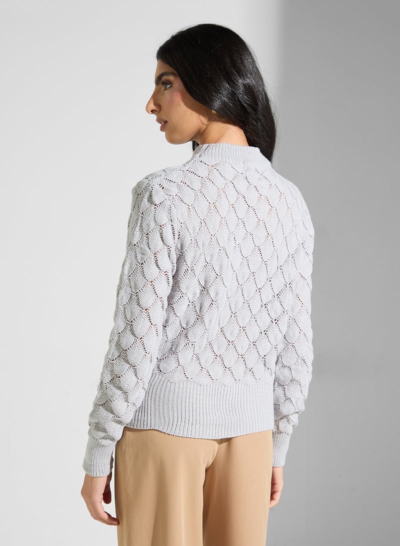 ELLA Bubble Knit Sweater  - Image 2