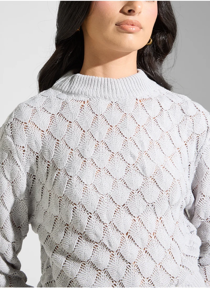ELLA Bubble Knit Sweater