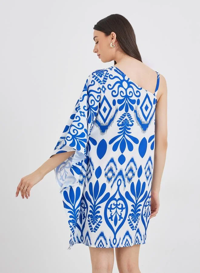 Styli Styli Women All Over Print Shift Mini Dress