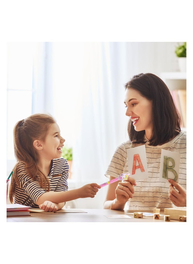 general 6 Styles 48pcs Anime Cartoon Ballpoint Gel Ink Pen Black, Cute Kawaii Cat Push Retractable Ballpoint Pen, Girls Stationery School Supplies - Image 2