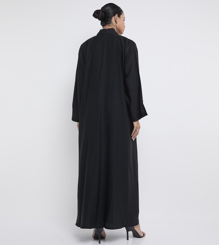 ROZA Stylish hand work abaya - Image 4