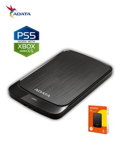 ADATA HV320 2TB External HDD Slim Hard Drive | Compatible with PS5 XBOX for Superfast Gaming Fast Data Transfer | Black  - Image 4
