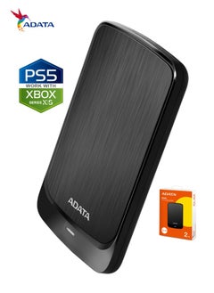ADATA HV320 2TB External HDD Slim Hard Drive | Compatible with PS5 XBOX for Superfast Gaming Fast Data Transfer | Black  - Image 3