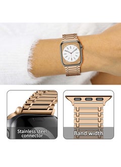 ALMNVO For Apple Watch Band 49mm 46mm 42mm 45mm 41mm 44mm 40mm 38mm, iWatch Bands Magnetic Metal Strap Women Men Stainless Steel Bracelet Wristband for Apple Watch Ultra/2 Band Series 10 9 8 7 SE 6 5 4 3 2  - Image 3