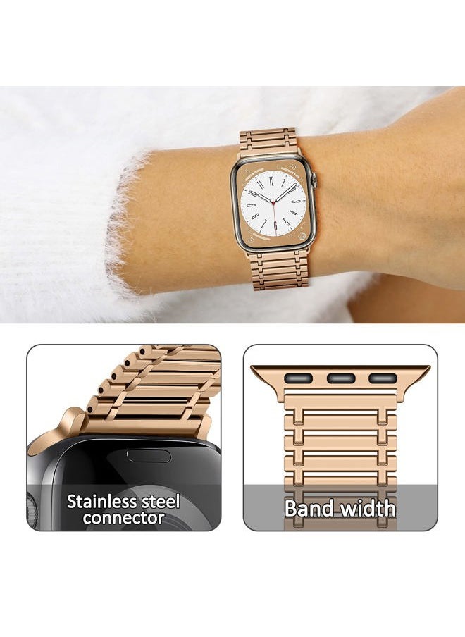 ALMNVO - For Apple Watch Band 49mm 46mm 42mm 45mm 41mm 44mm 40mm 38mm, iWatch Bands Magnetic Metal Strap Women Men Stainless Steel Bracelet Wristband for Apple Watch Ultra/2 Band Series 10 9 8 7 SE 6 5 4 3 2 - Image 1