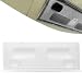Lunwag Clear Lens Interior Overhead Console Dome Light Ceiling Cab Dome Lights Cover Reading lamp Compatible with 0713 Cadilac Escalade Avalanche Chevy Silverado GMC Sierra Yukon 15911049 - Image 2