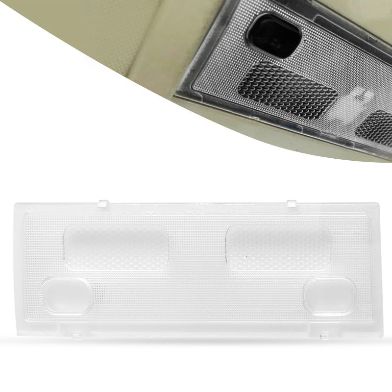 Lunwag Clear Lens Interior Overhead Console Dome Light Ceiling Cab Dome Lights Cover Reading lamp Compatible with 0713 Cadilac Escalade Avalanche Chevy Silverado GMC Sierra Yukon 15911049 - Image 3