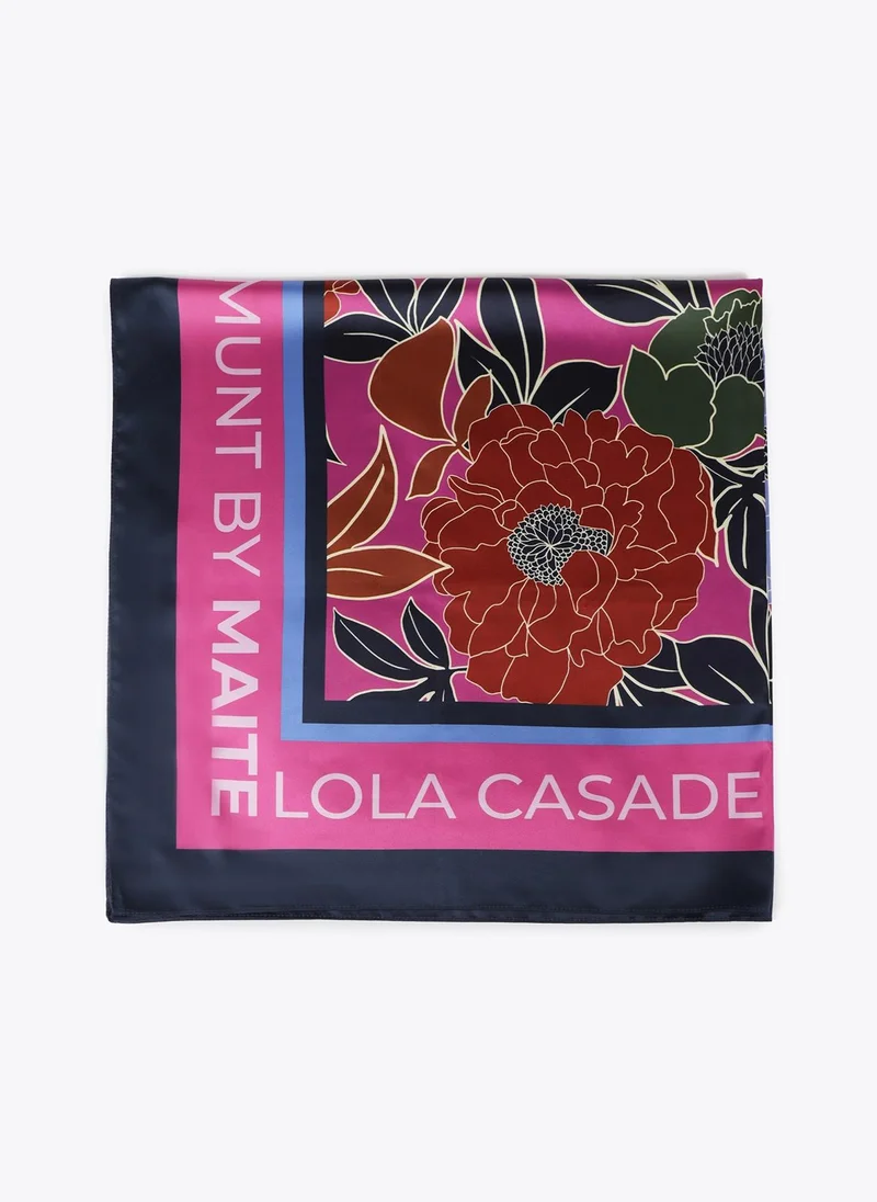 Lola Casademunt Floral Print Scarf