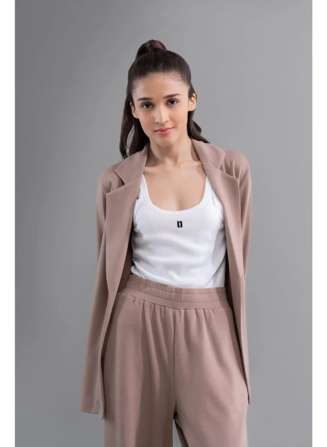 NeceSera Snugknit Mocha Blazer