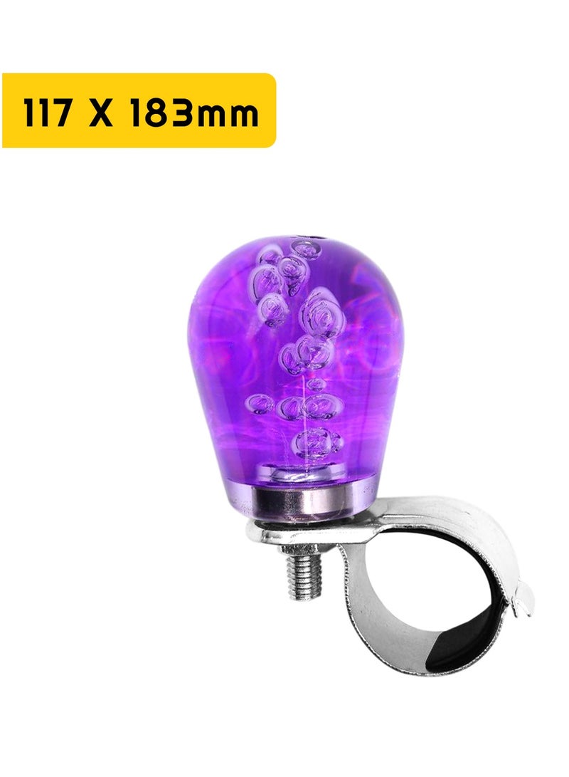 MOB MOB The Ultimate Steering Wheel Knob Power Booster Ball Car Steering Wheel Spinner Knob Purple AC1357  - Image 5