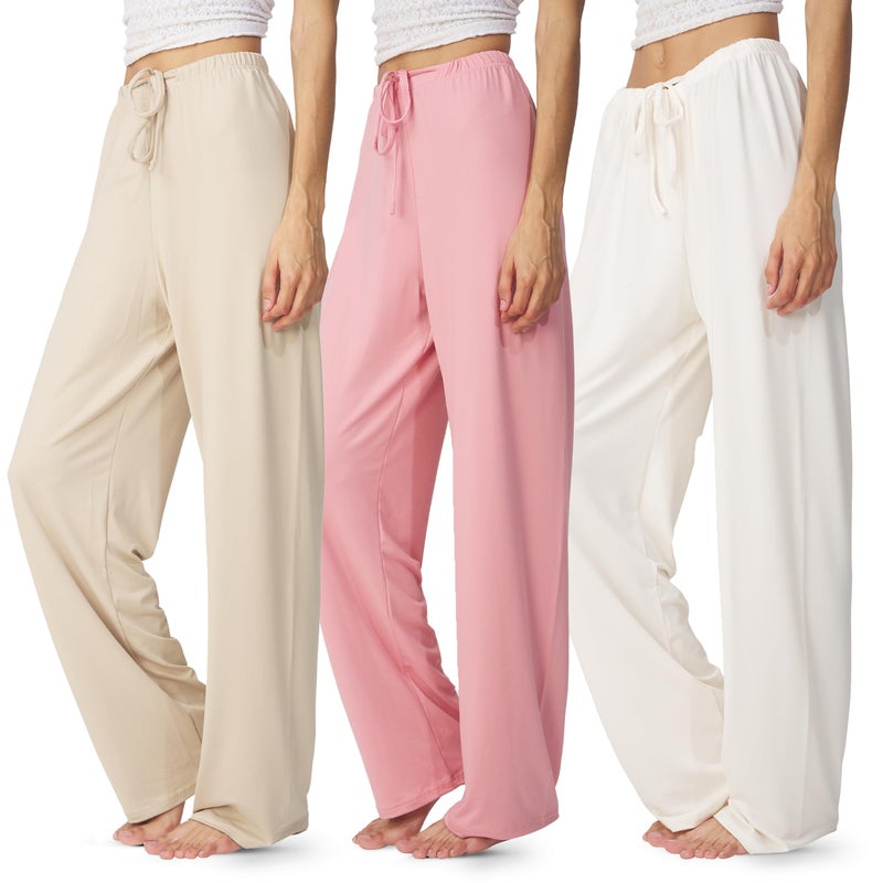 Ultra Performance Womens Pajama PJ Pants 3 Pack Lounge Bottoms Pajamas for Women (Avail in Plus Sizes) - Image 1