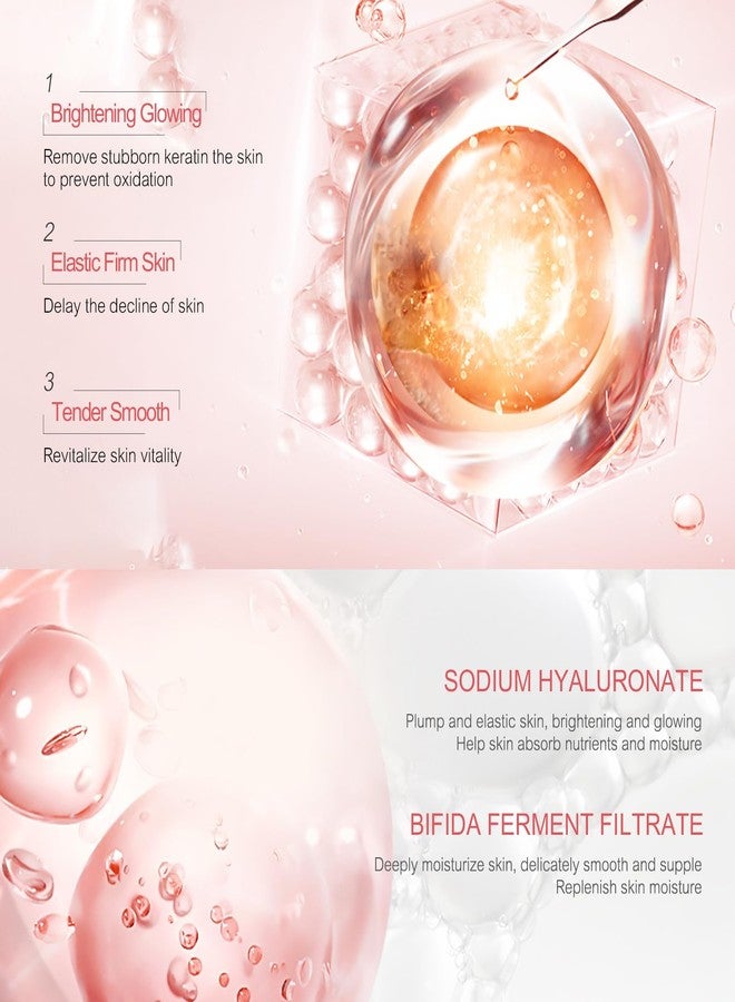 OKADY مجموعة هدايا للعناية بالبشرة والمكياج 8 في 1 مع مركب مضاد للأكسدة - منظف، تونر، لوشن، سيروم، كريم للعين، كريم BB ولون شفاه مخملي - روتين مرطب لجميع أنواع البشرة، أساسيات الإشراق اليومي - Image 4