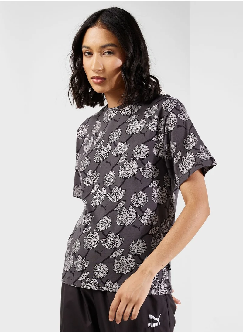 PUMA Essential Blossom All Over Printed T-Shirt