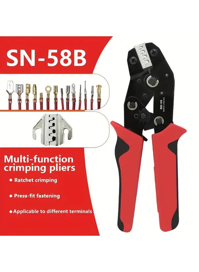 1PC Manual Cold Press Crimping Pliers For Tubular Terminals Electrical Automotive Repair - Image 2