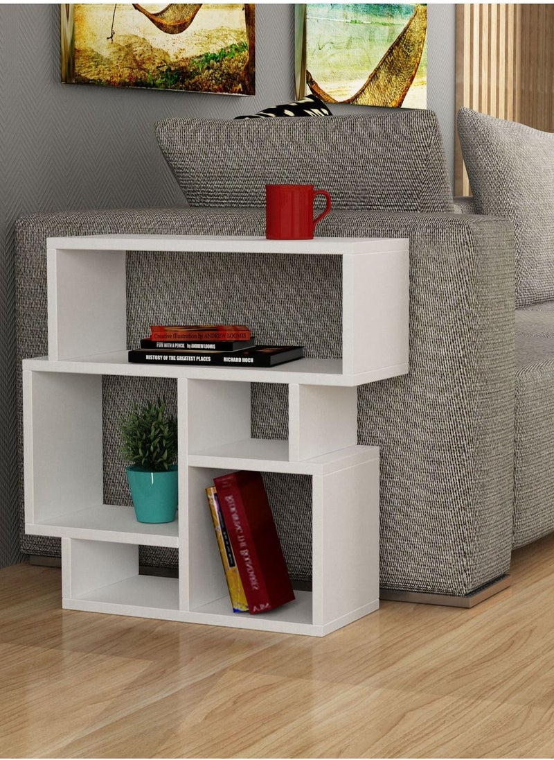 Home Gallery "home gallery Side Table - White D22 X W59 X H60 "  - Image 1