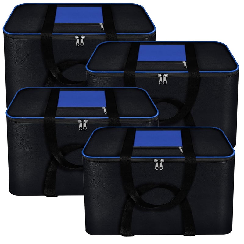 RENVA Underbed Storage Bags Large Capacity Containers with Clear Window Reinforced Handles for Comforters and Blankets Foldable Cottage 1 - Image 1