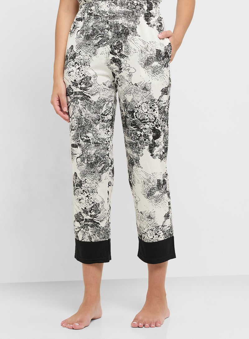 Ginger 3Pc Monochrome Cami, Shirt & Pyjama Set  - Image 5
