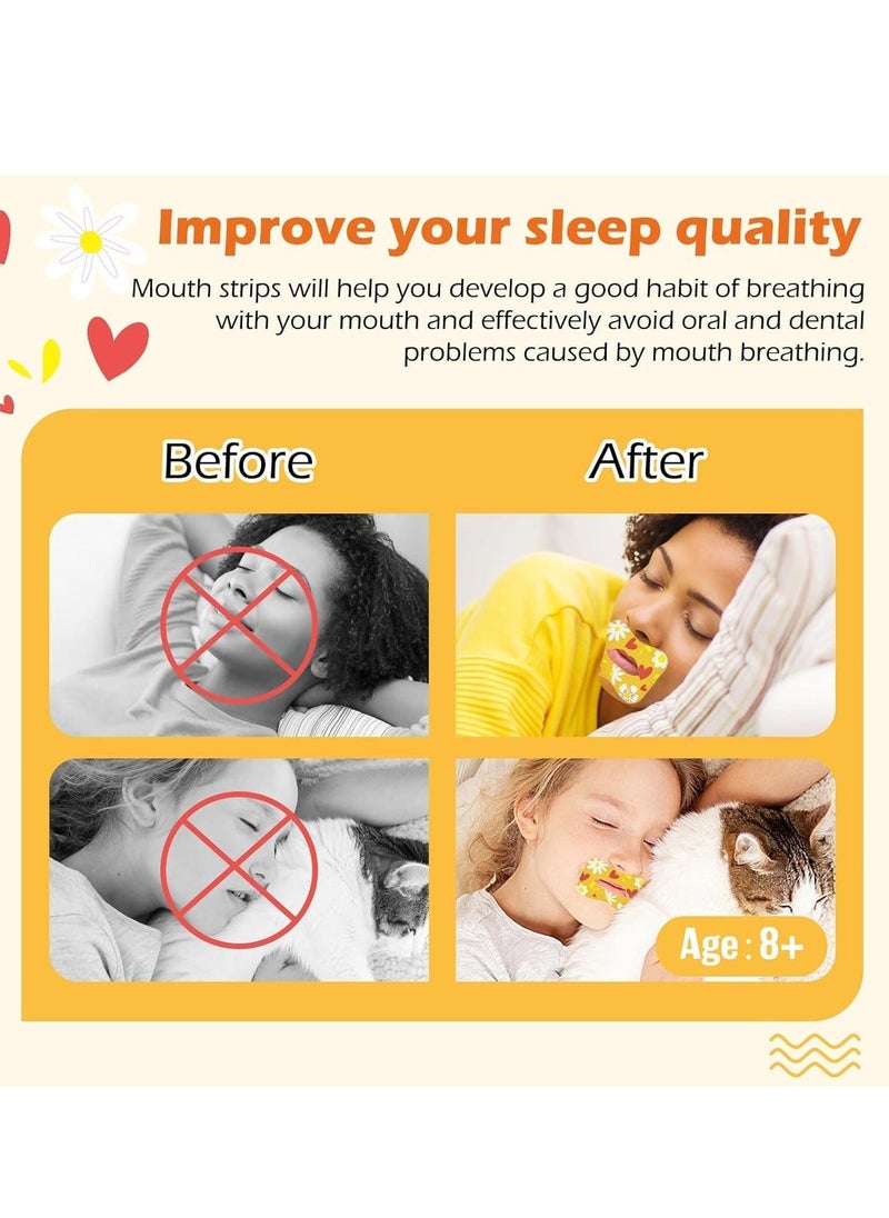 Generic - 90PCS Mouth Tape for Sleeping for Less Breathing Snoring Relief, Gentle for Better Nose Improved Develops Nasal - Image 1