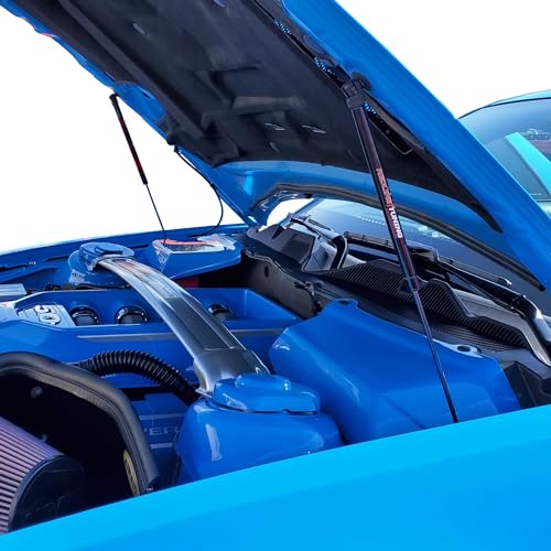 Redline Tuning 21-11024-02 Hood QuickLIFT Plus Bolt in Struts Compatible with Ford Mustang 2005-2014 All Stock Hoods (All Black Components) - Image 5