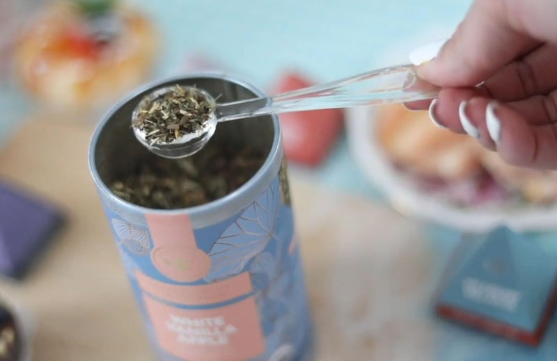 Teabloom Perfect Measure Loose Leaf Tea Spoon – Lead-Free Heatproof Borosilicate Glass Tea Scoop – Tea Purist's Choice - Image 3