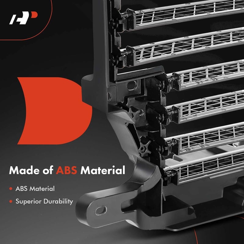 A-Premium Upper Radiator Grille Air Shutter Assembly with Actuator Motor for Ford F-150 2018-2020 - Image 3