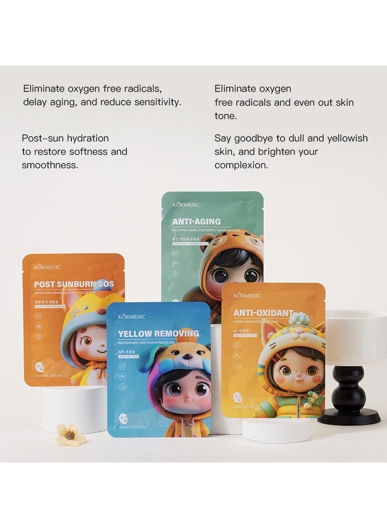 Kormesic مشرق قناع الوجه 25 مل-5 حزم-الإشعاع والوضوح - Image 3