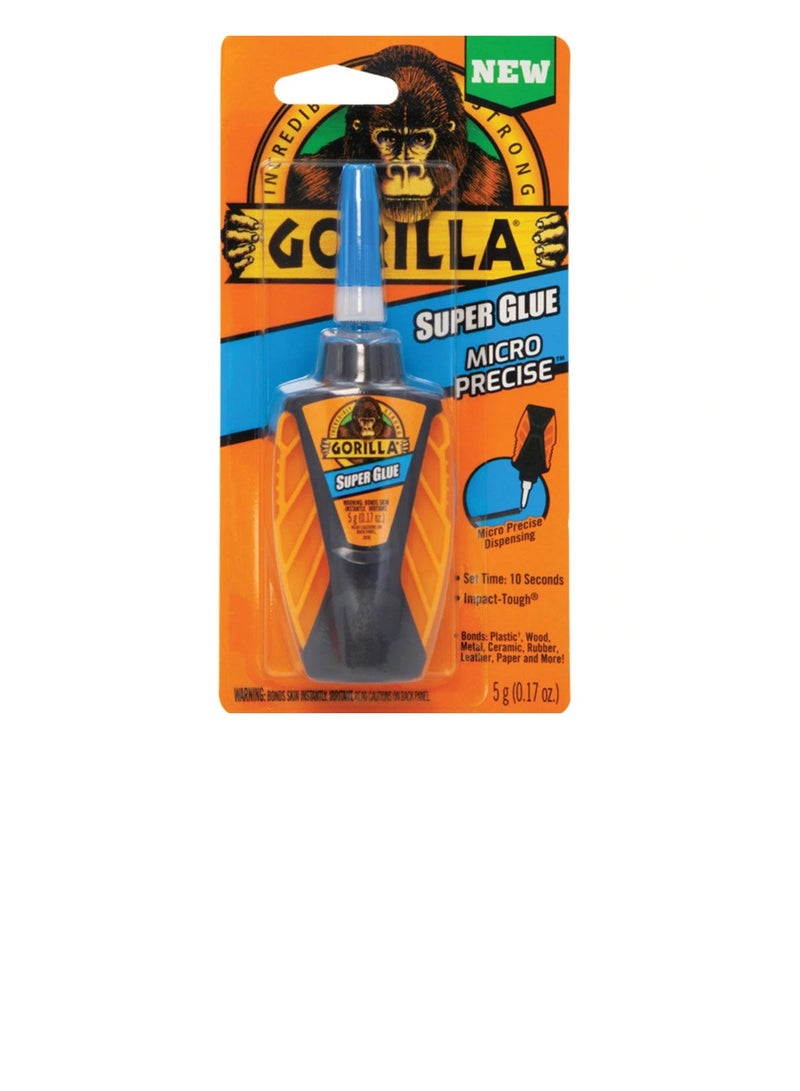 Gorilla Glue Gorilla Super Glue Precise Gel Clear - Image 3
