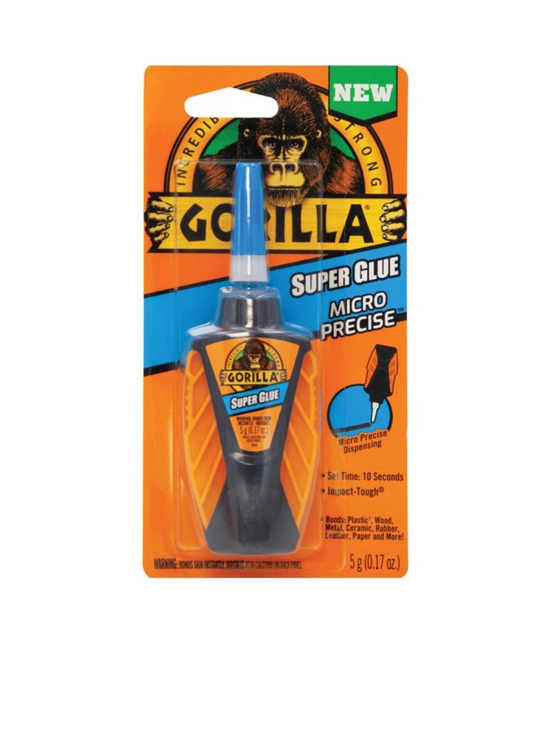 Gorilla Glue Gorilla Super Glue Precise Gel Clear - Image 1