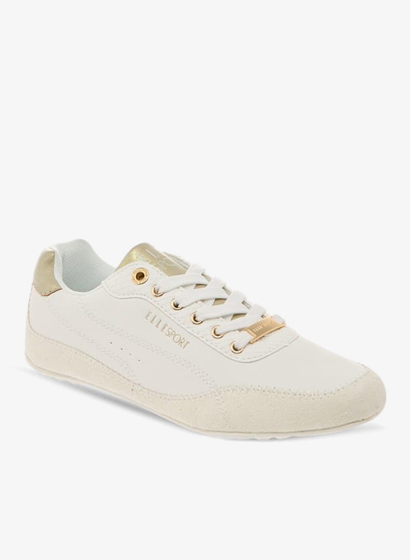 ELLE Women's Panelled Sneakers with Lace-Up Closure - Image 3