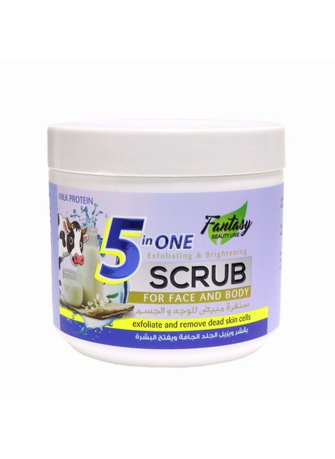 Enchanted Glow: 5-in-1 Exfoliating & Brightening Scrub with Milk Protein 500ml